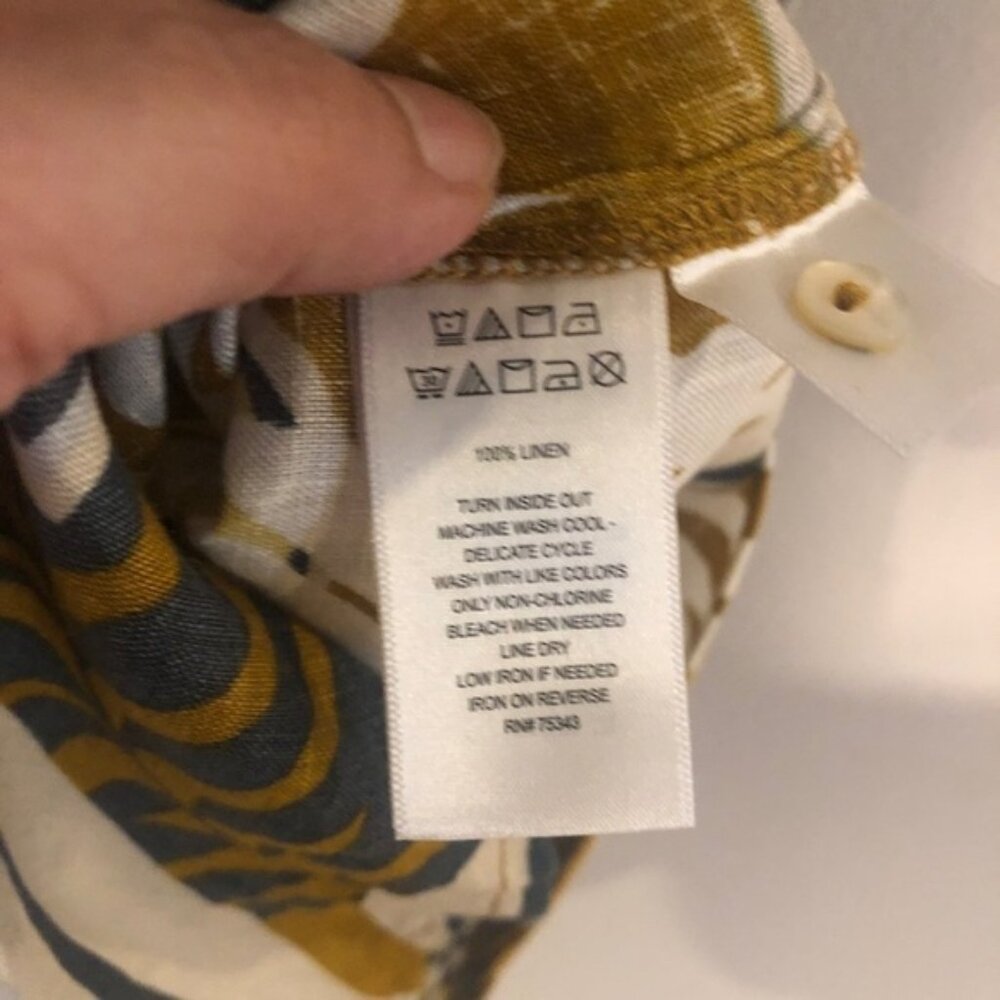 C And C California Linen Top In Size Xs - image 5